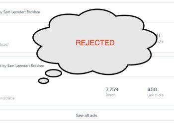META blocked our 13 seconds clip on democracy!
