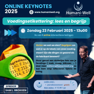 Voorjaar 2025 ONLINE Keynotes (2) – Voedingsetikettering: lees en begrijp