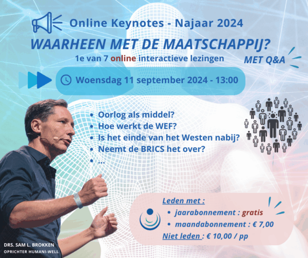 Voorjaar Keynote 2024 (1) – Waarheen met de maatschappij