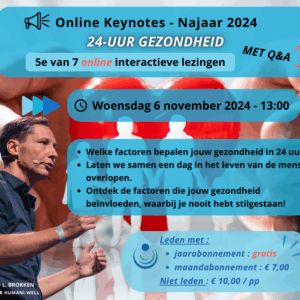Voorjaar Keynotes 2024 (5) – 24-uur gezondheid