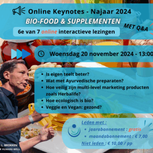 Voorjaar Keynotes 2024 (6) – Bio-voeding & supplementen